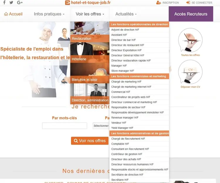 Les 15 Meilleurs Sites D’emploi En Hôtellerie-restauration