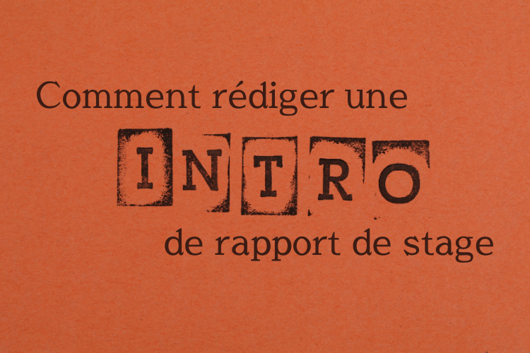 Redaction De L Introduction D Un Rapport De Stage Exemple Inclus